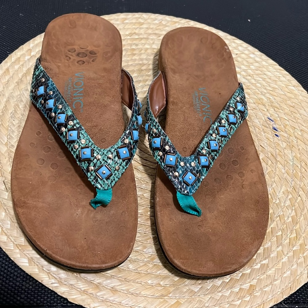 Vionic Slippers Slide Sandals Size 10